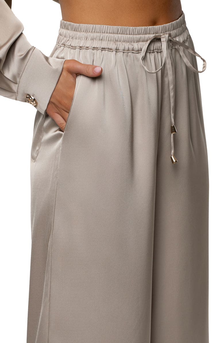 JLUXLABEL Sunny Day Wide Leg Pants, Alternate, color, Beige