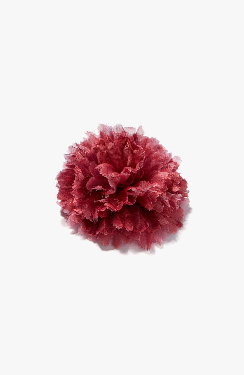 Helena Simon The Dark Pink Carnation Floral Brooch, Alternate, color, Dark Pink