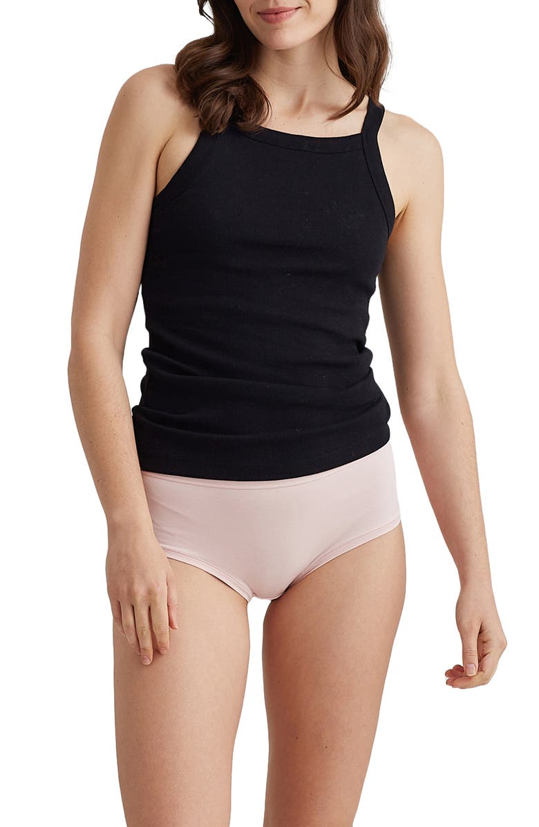 Papinelle Milla Rib Shelf Bra Racerback Tank, Main, color, 