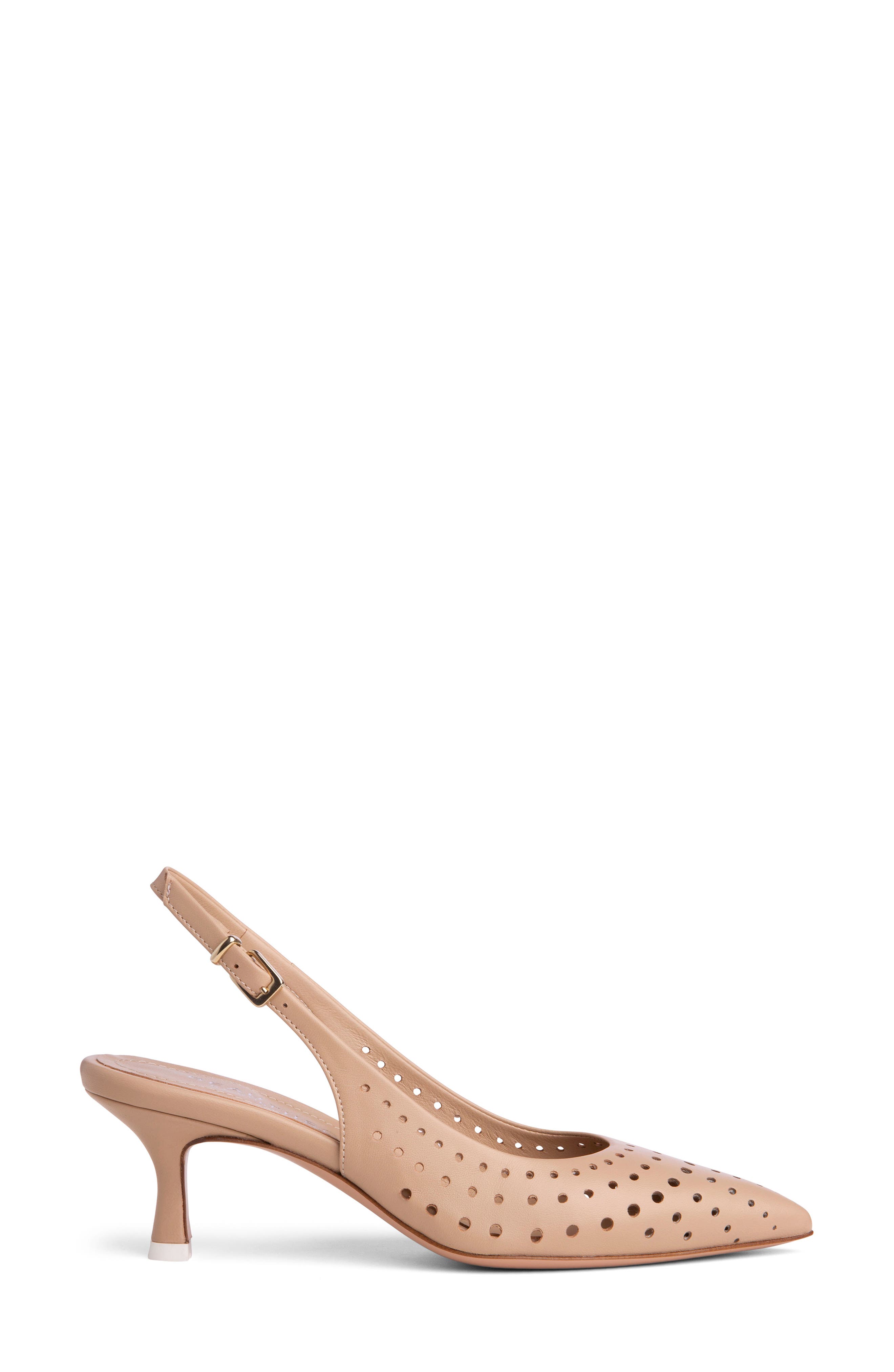 BEAUTIISOLES Flynn Slingback Pointed Toe Pump, Alternate, color, Brown