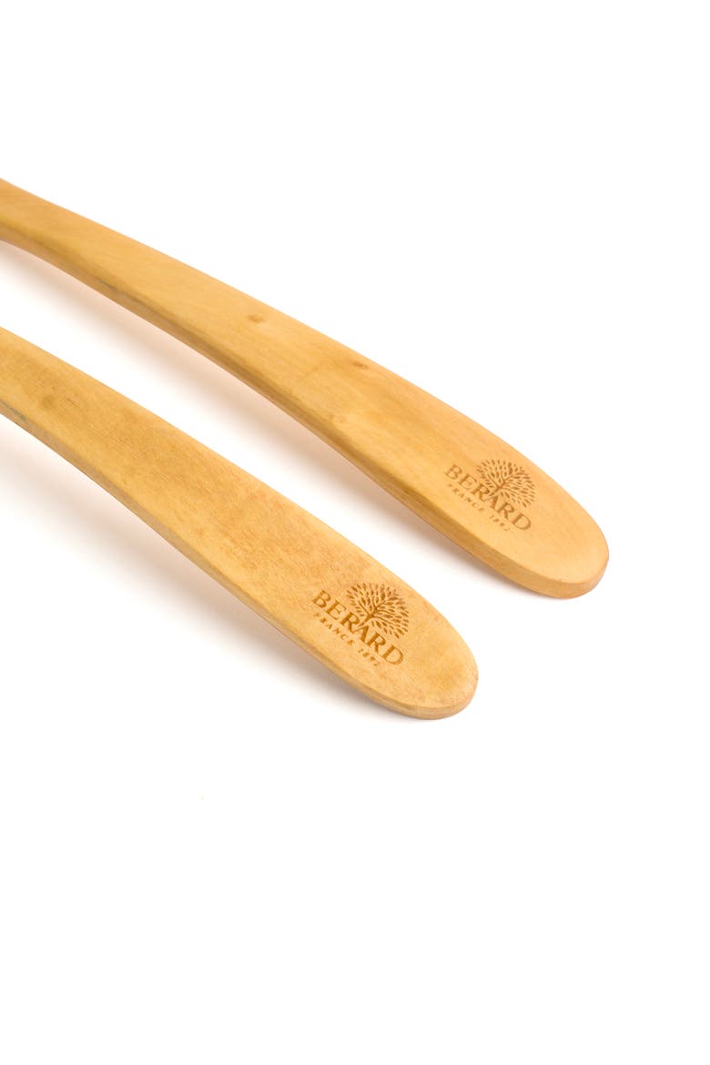 Contour 12-Inch Olive Wood Salad Servers, 2 Piece Set, Alternate, color, Brown