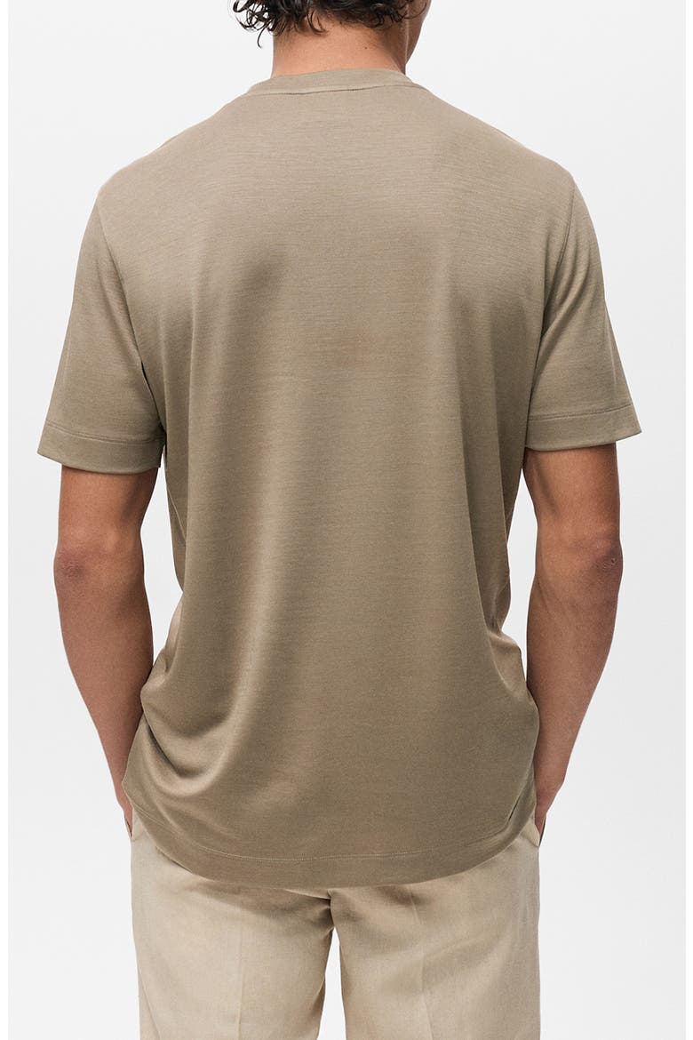Lyocell Blend T-Shirt, Alternate, color, MINK GREY
