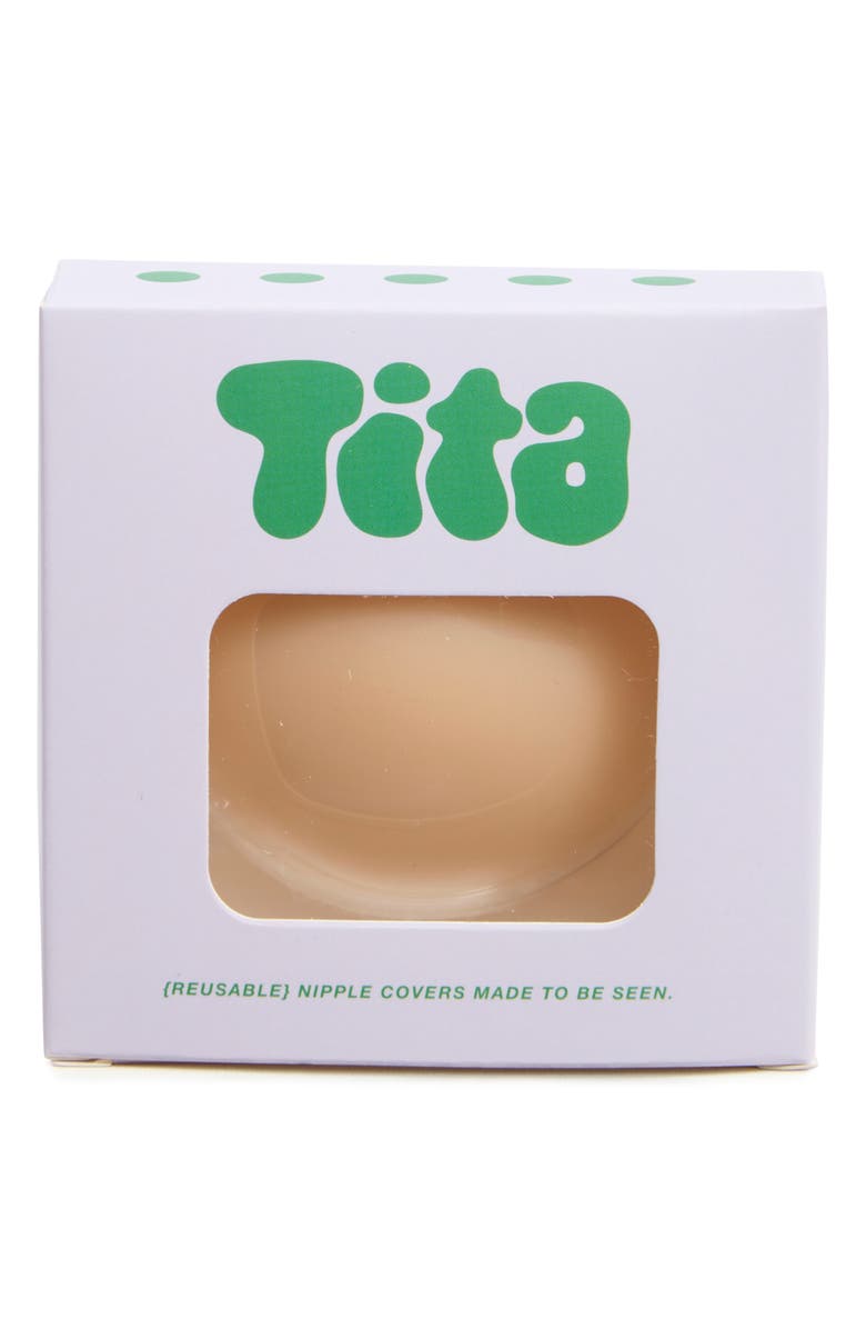 Tita Circle Reusable Nipple Covers, Alternate, color, Beige I