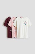 H&M 3-pack Printed Jersey Tops