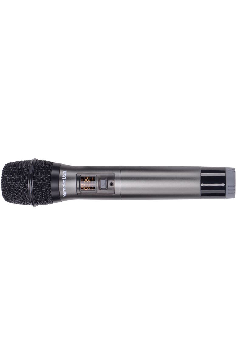 Karaoke USA formerly JS Karaoke Dok Solutions 900 Mhz Uhf Wireless Microphone, Alternate, color, Multicolored