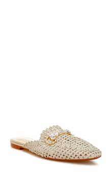 LONDON RAG Roboma Crystal Embellished Mule