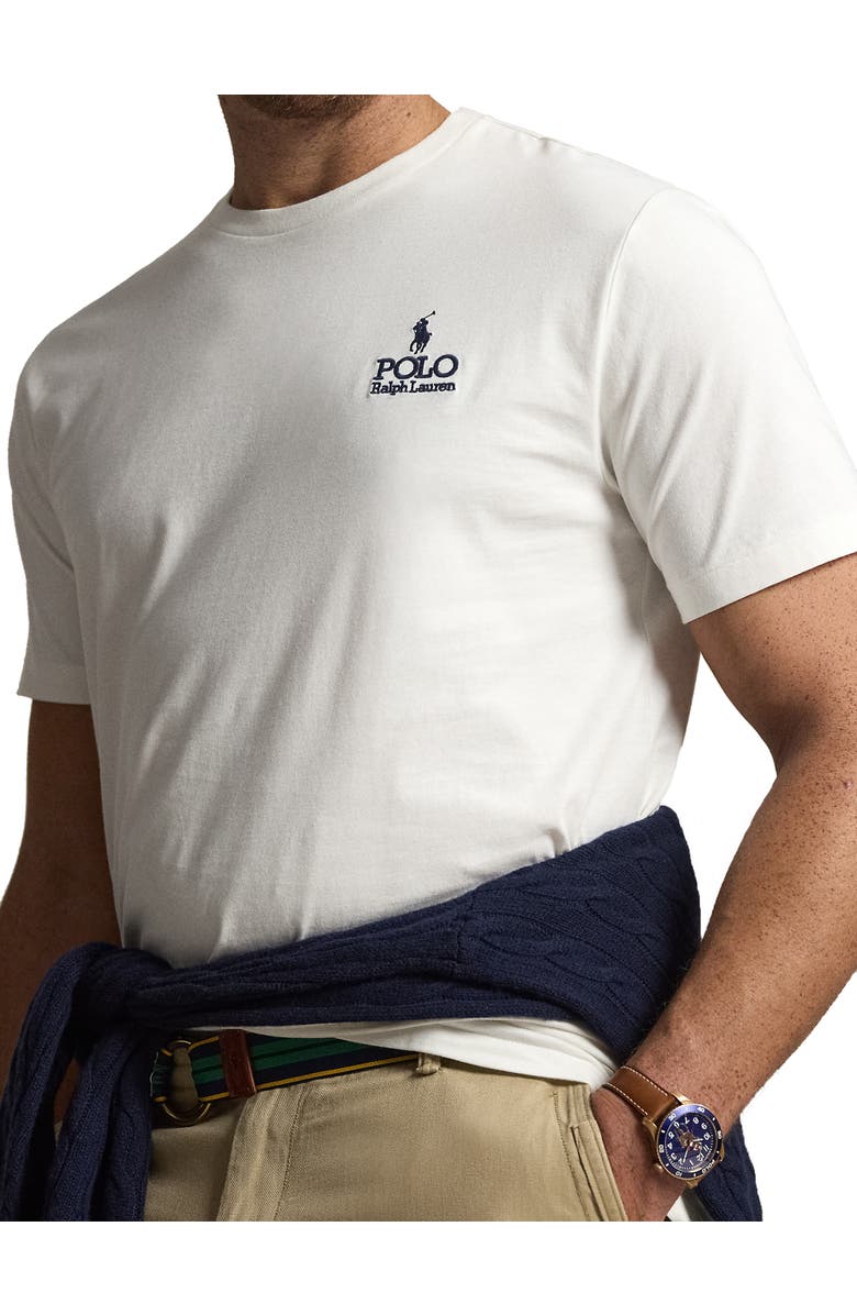 Polo Ralph Lauren Big & Tall Script T-Shirt, Alternate, color, Nevis