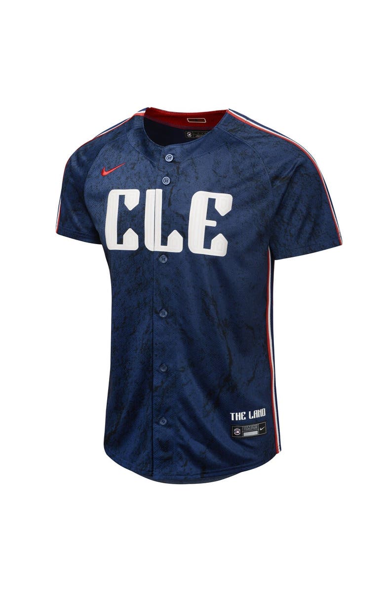 Nike Youth Nike Jose Ramirez Navy Cleveland Guardians 2024 City Connect Limited Jersey, Alternate, color, Navy