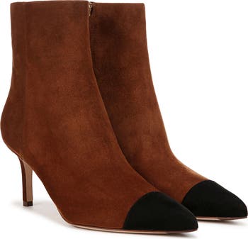 Lisa Pointed Cap Toe Bootie