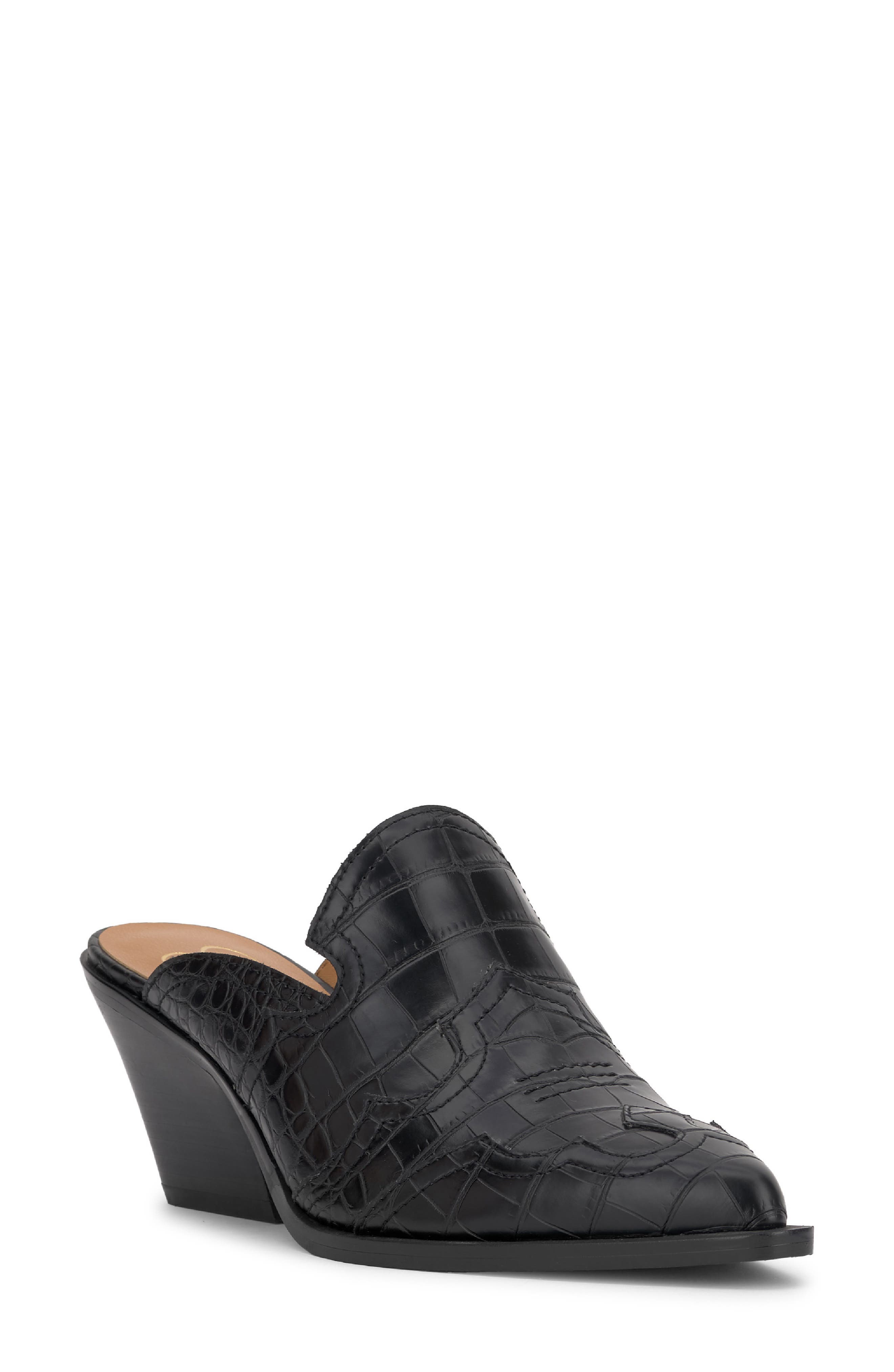 Jessica Simpson Zurina Pointed Toe Mule in Black 