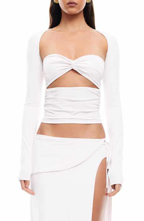 LIONESS Soleil Cutout Long Sleeve Top