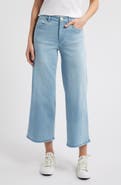 1822 Denim Better Butter High Waist Crop Wide Leg Jeans