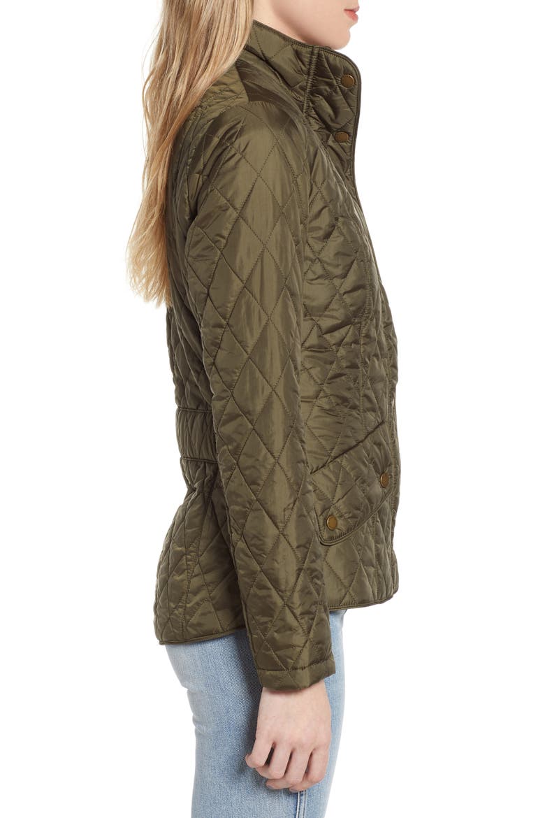 Flyweight Quilted Jacket, Alternate, color, OLIVE