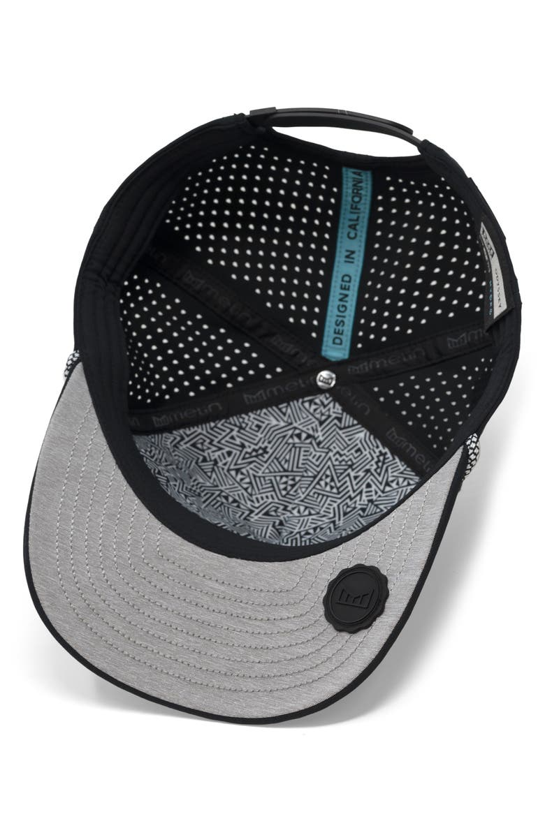 Melin Odysea Rope Bulls Icon Hydro Performance Snapback Hat, Alternate, color, Black