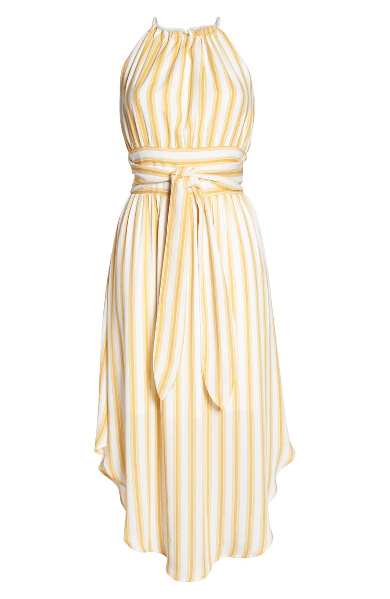 NSR Leena Stripe Midi Dress, Alternate, color, 