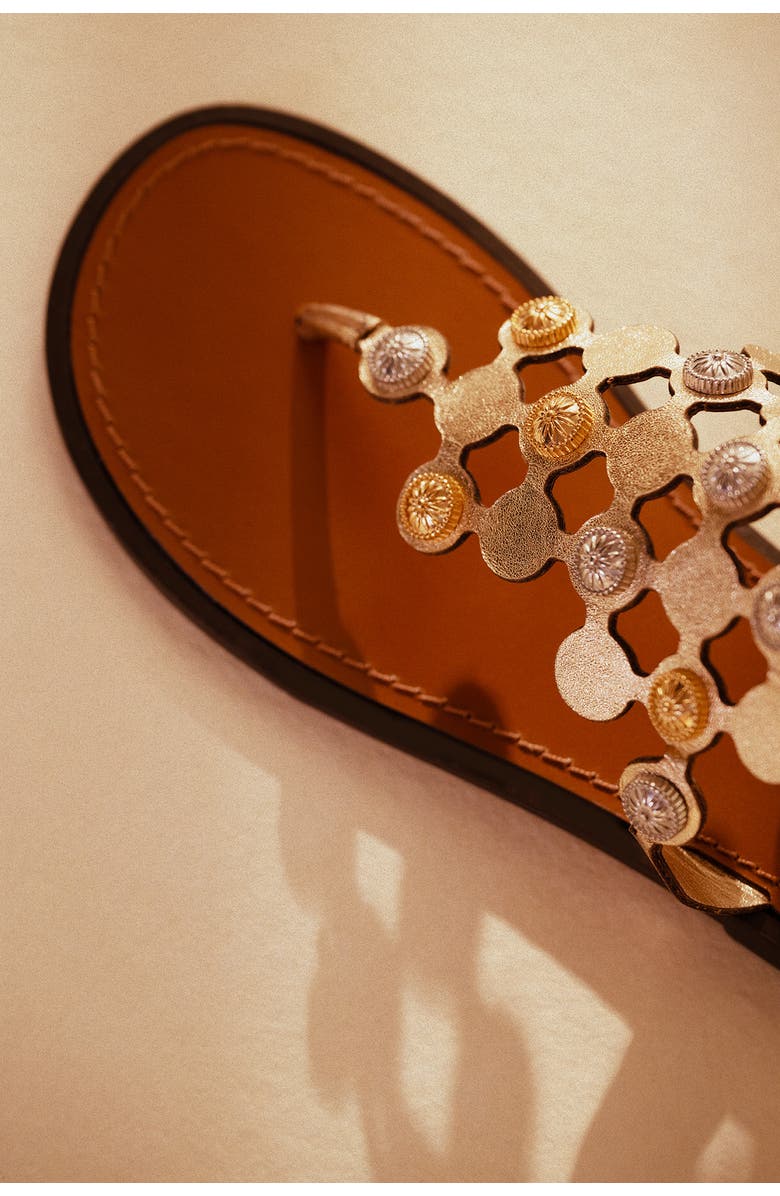 Arezzo Haven Ankle Strap Sandal, Alternate, color, Platino