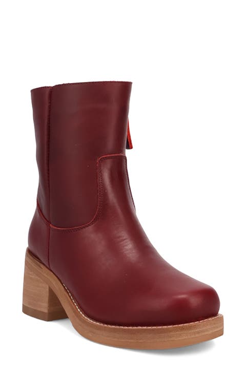 靴 UNKNOWN Handsewn Burgundy Boots 8.5 Samantha-Burgundy_02-