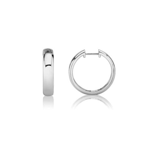 Orb Thin Huggie Hoop Earring