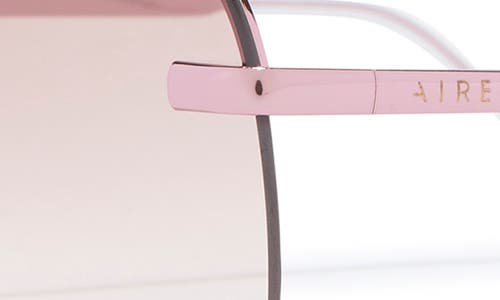 Aire Venatici 137mm Aviator Sunglasses In Red