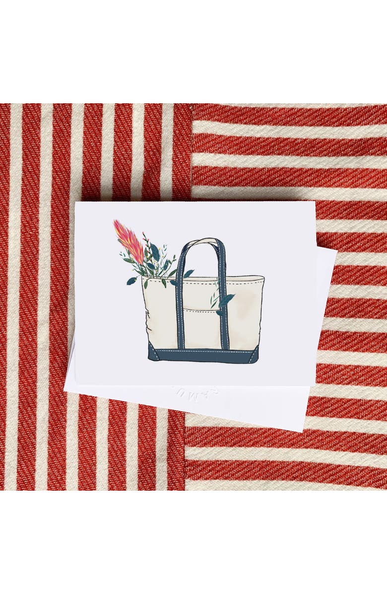 Ramus & Co Everyday Greeting Card Pack (3ct) "Tote Bag With Flowers", Alternate, color, Multi-Pack