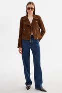 LAMARQUE Donna S | Suede Biker Jacket