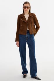 LAMARQUE Donna S | Suede Biker Jacket
