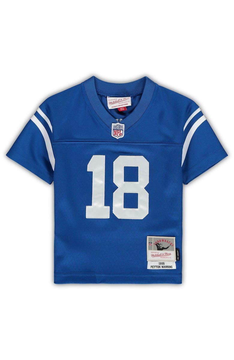 Mitchell & Ness Toddler Mitchell & Ness Peyton Manning Royal Indianapolis Colts 1998 Retired Legacy Jersey, Alternate, color, Royal