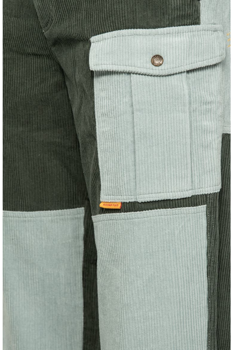 Corduroy Cargo Hiking Pants, Alternate, color, GREEN