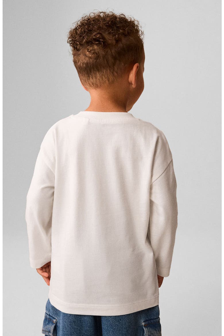 Kids' The Sandwich Club Long Sleeve Cotton Graphic T-Shirt, Alternate, color, CREAM