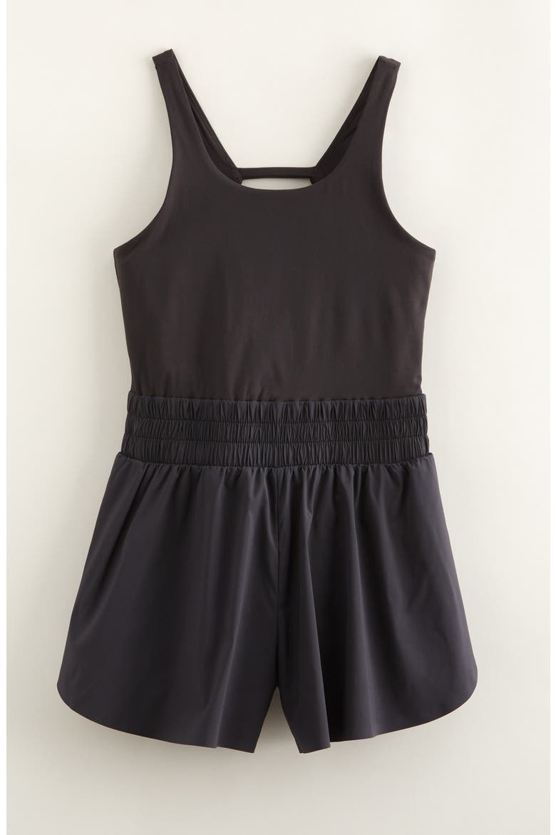 Kids' One & Done Romper, Main, color, BLACK