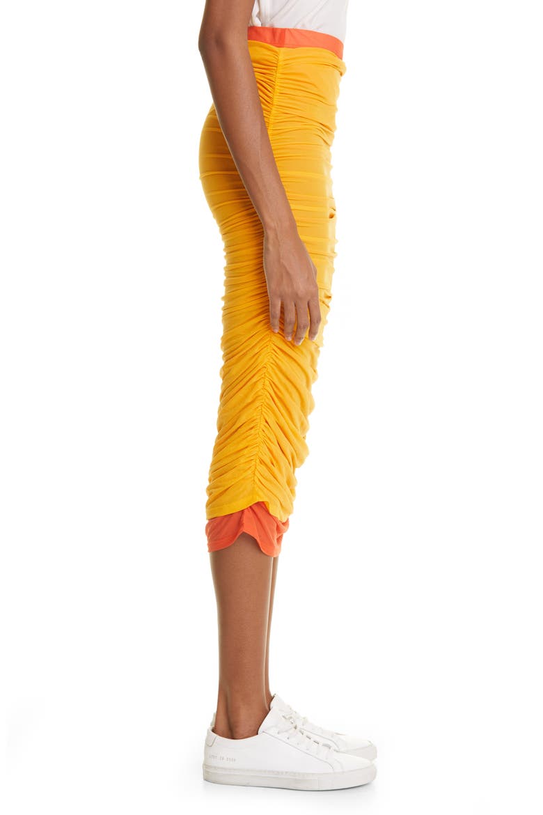 Stretch Maxi Pluto Skirt, Alternate, color, SUNSET ORANGE