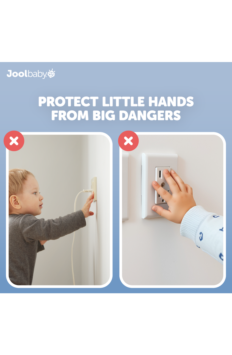 Jool Baby Electrical Outlet Cover Box, Alternate, color, White