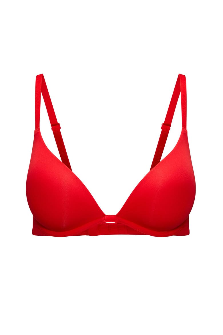 Natalya Push Up Plunge Bra, Alternate, color, Bright red