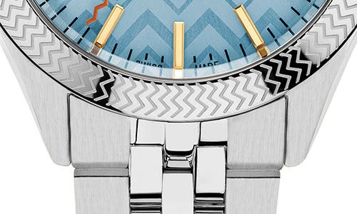 Missoni Classic Zigzag Bracelet Watch, 34mm In Stainless Steel