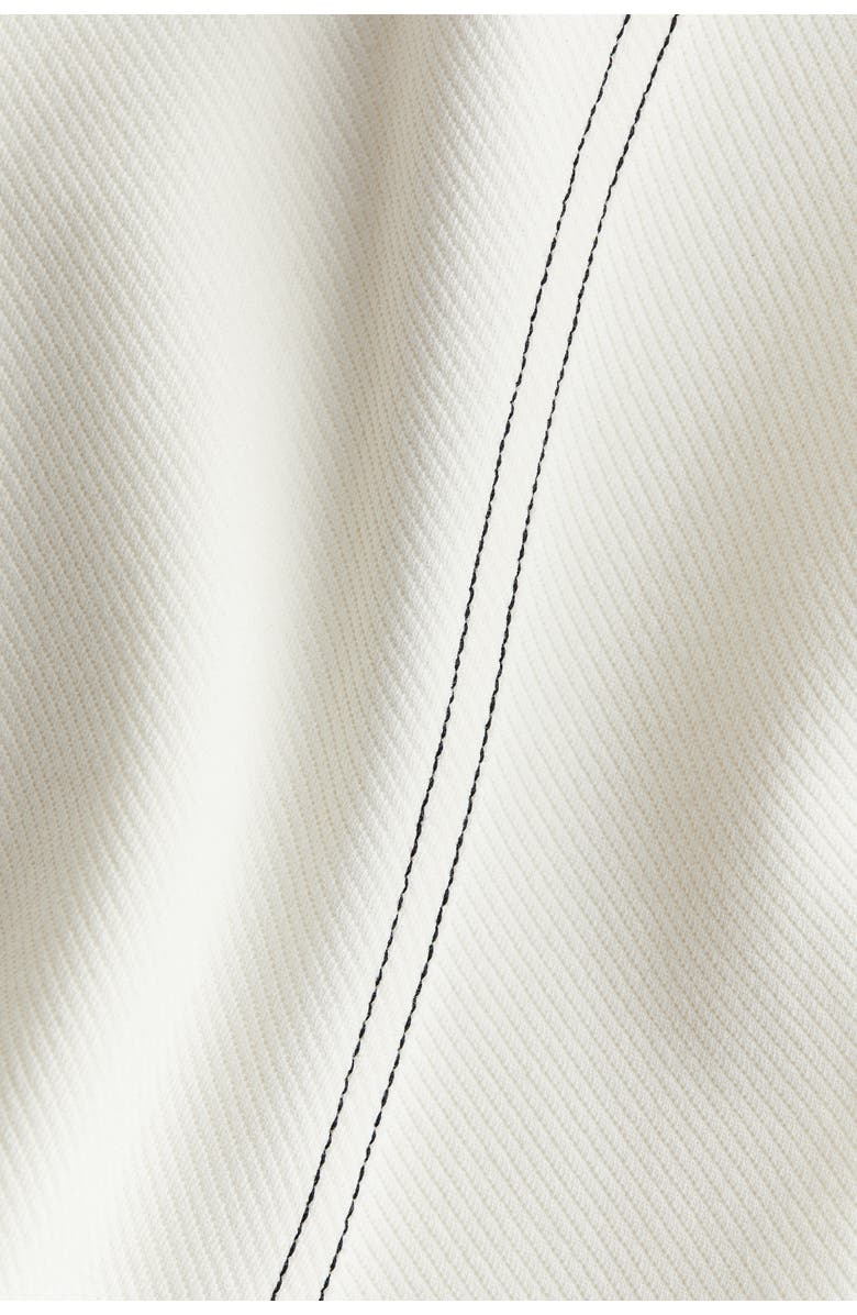 H&M V-neck Top, Alternate, color, Cream