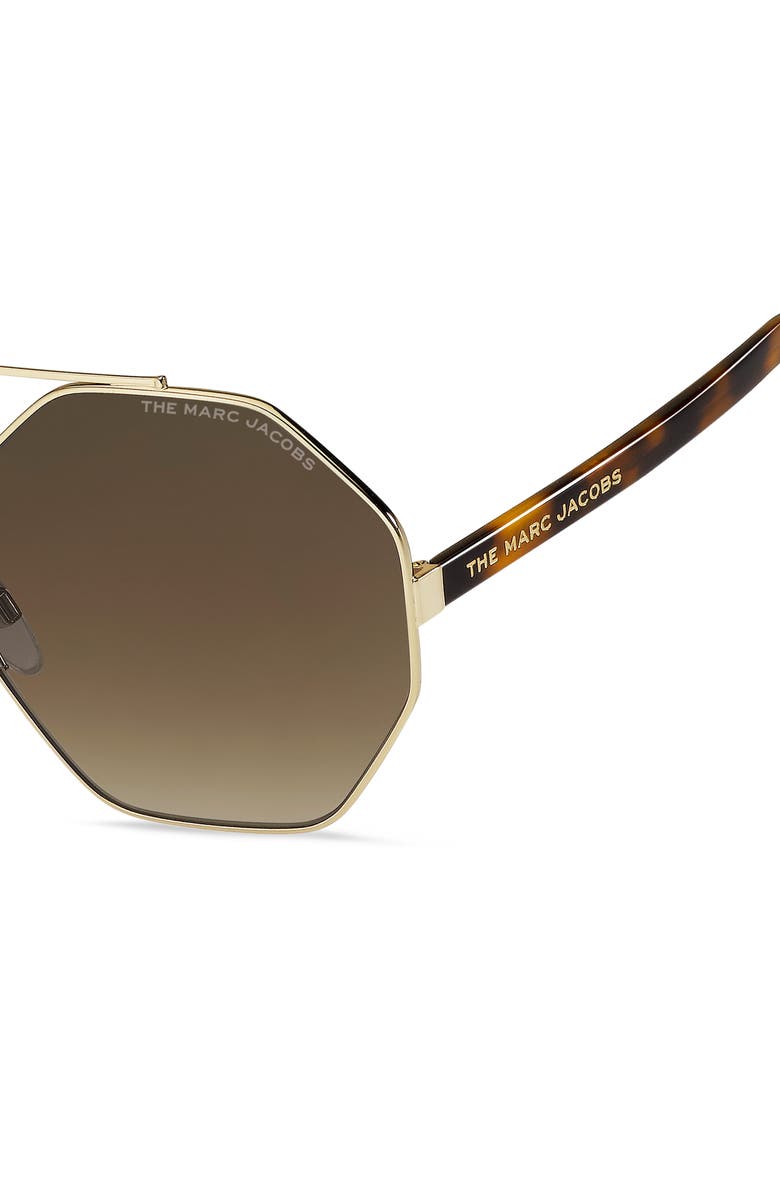 Marc Jacobs 60mm Round Sunglasses, Alternate, color,