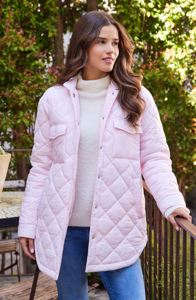 Karen Kane Quilted Coat, Alternate, color, 