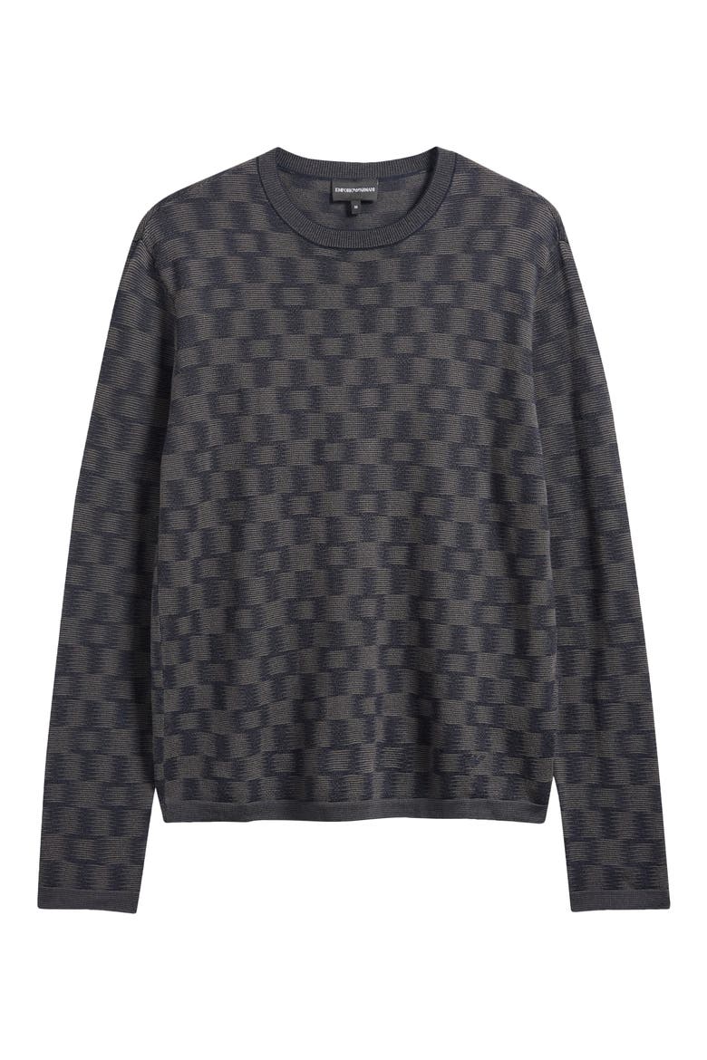 Wool Crewneck Sweater, Main, color, NAVY