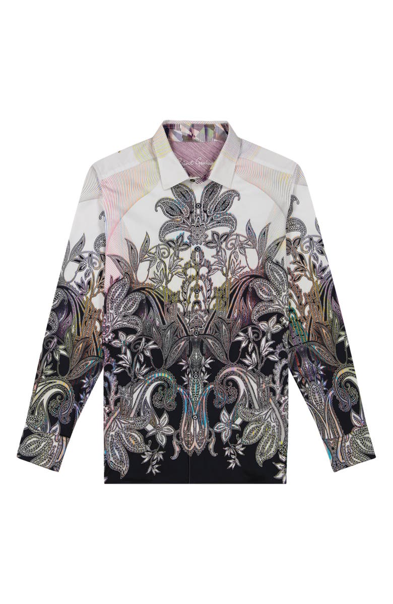 Robert Graham Kinkade Classic Fit Paisley Print Cotton Button-Up Shirt, Alternate, color, 