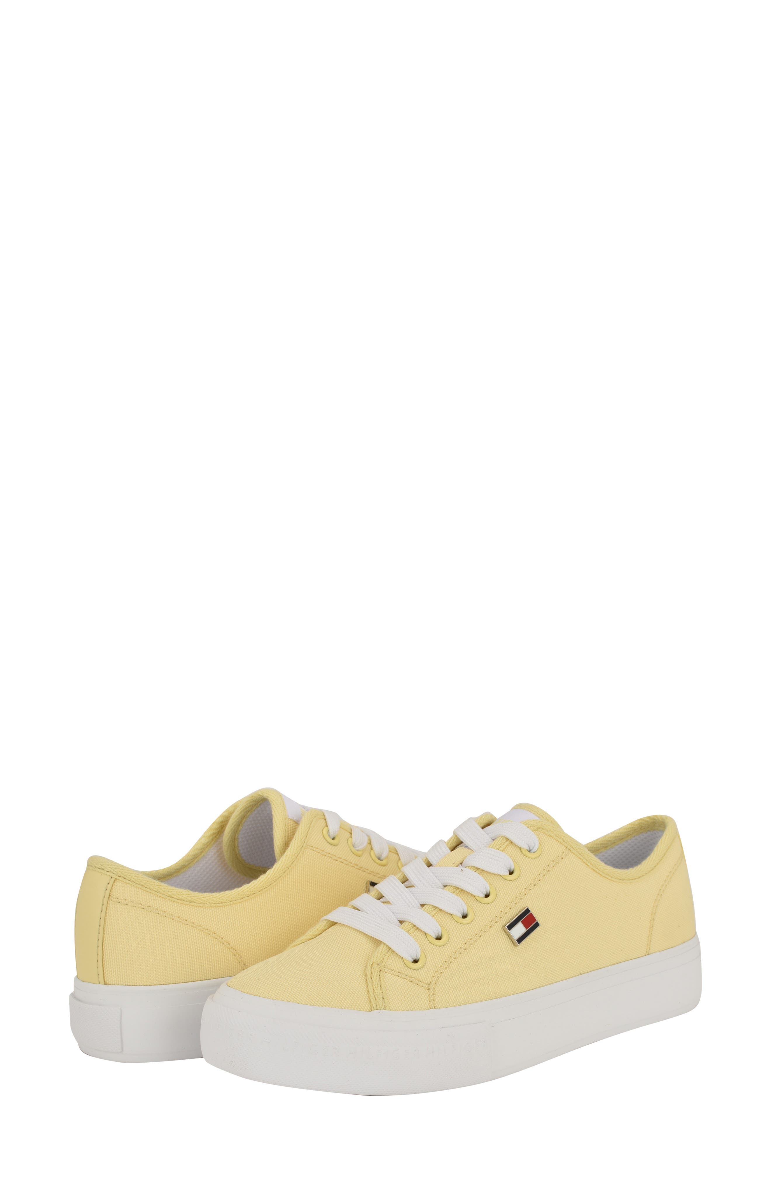 Tommy Hilfiger Aressa Sneaker, Alternate, color, Yellow