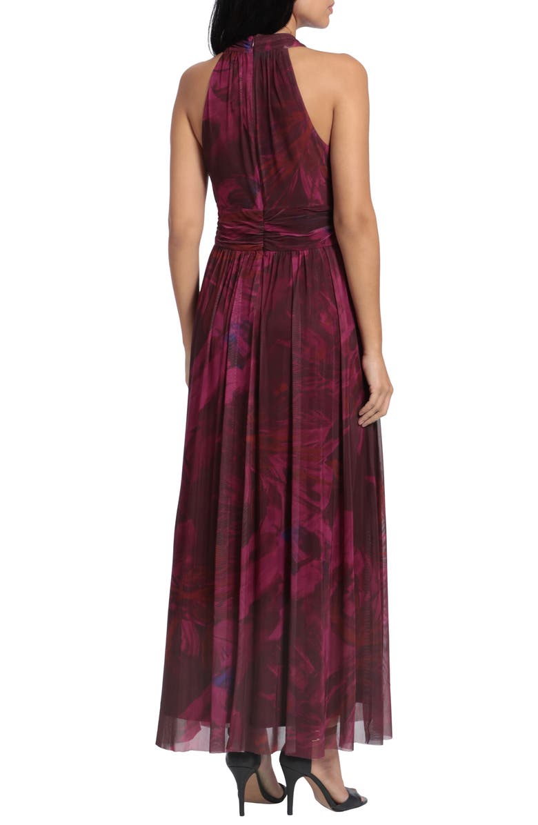 Maggy London Ruched Waist Gown, Alternate, color, 