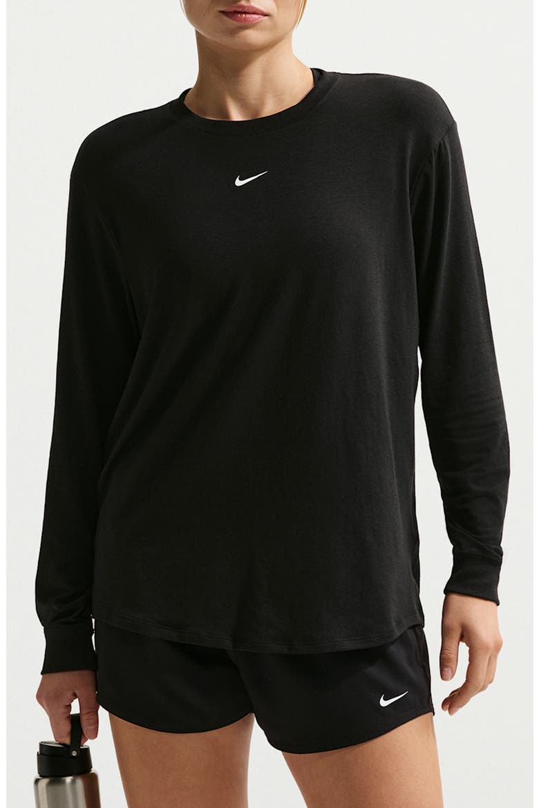 One Relaxed Dri-FIT Top, Main, color, 011 BLACK/WHITE