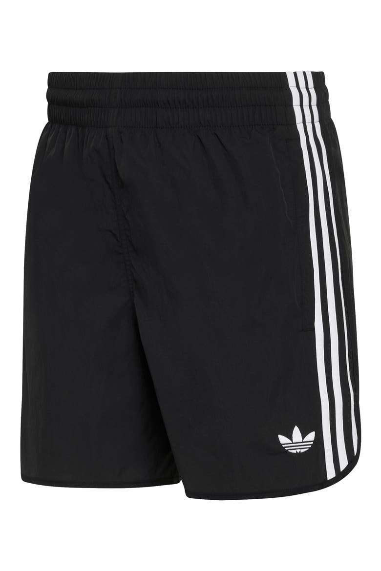 3-Stripes Shorts, Alternate, color, BLACK
