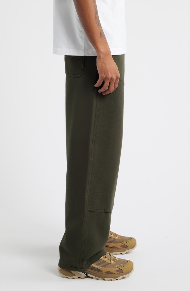 Carhartt Work In Progress Double Knee Cotton Blend Sweatpants, Alternate, color, Olive