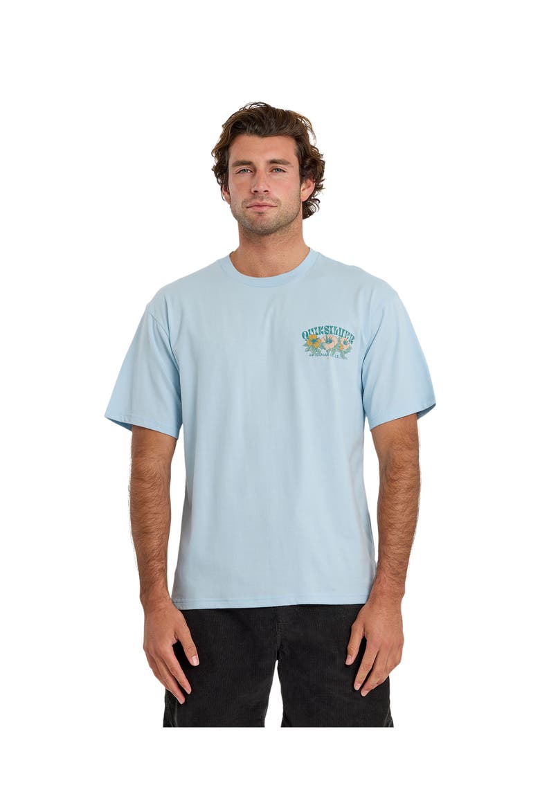 Las Flores QMT0 Short Sleeve Shirt, Main, color, SKYWAY