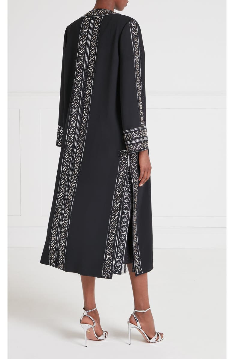 Temperley London Gallantry Coat, Alternate, color, Black