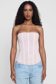 LEAU Muse Mesh Corset Top