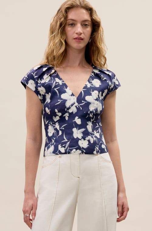 Rebecca Taylor Bea Linen Blouse