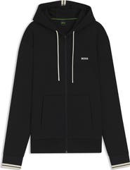 BOSS FZ Zone Cotton Blend Zip Hoodie