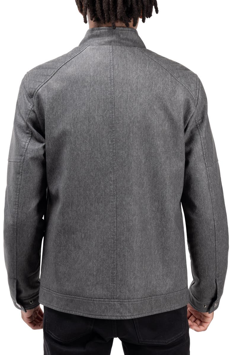 XRAY Faux Fur Lined Quilted Moto Jacket, Alternate, color, 